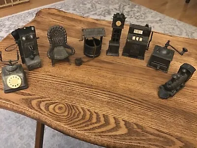 Metal Die Cast Pencil Sharpeners Lot Of 8 1981 Vintage Collection • $25