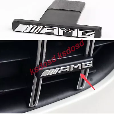 For AMG Letters Emblem Badge For Mercedes Benz C-Class W205 W204 GTR GRILL • $15.99