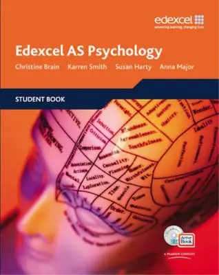 Edexcel AS Psychology Student Book + ActiveBook Major Anna Harty Susan Smit • £3.36