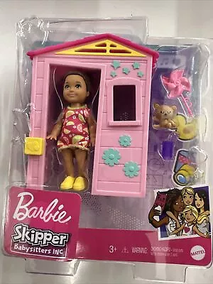 NEW Barbie Skipper Babysitters Inc Toddler Girl Doll And Playhouse  • $10