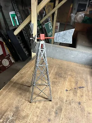 Vintage Old Original Tin Toy Toy Metal Playset Aero Windmill Parts Model USA • $99.99