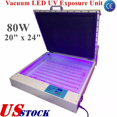 US Stock CALCA Tabletop Precise 20  X 24  80W Vacuum LED UV Exposure Unit • $585.90