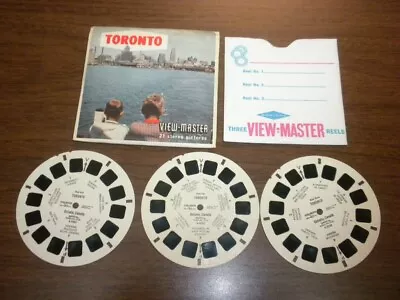 TORONTO CANADA A035 Viewmaster 3 Reels PACKET SET • £11.88