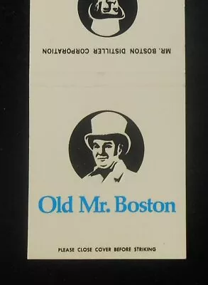 1970s Old Mr. Boston Booze Mr. Boston Distiller Corporation Boston MA Suffolk Co • $4.82