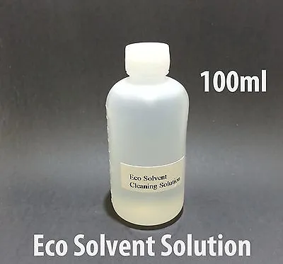 Eco Solvent Cleaning Solution 100ml For Mimaki Roland Mutoh Epson Ink Line Head  • $9.95