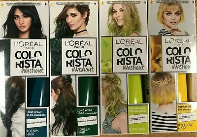 £5.50 • Buy L'Oreal Paris Colorista Washout Semi-Permanent Hair Colour Choose From 4 Shades