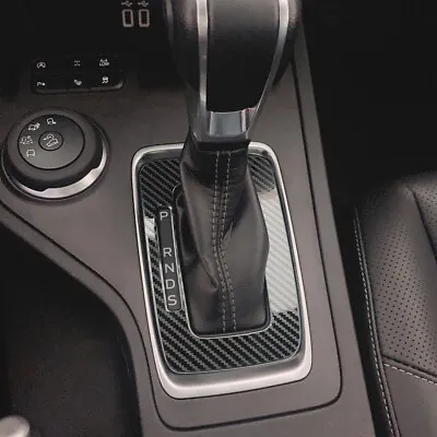 Carbon Fiber Color Gear Shift Panel Cover Fit For Ford Ranger Everest LHD • $17.09