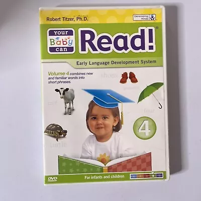 Robert Titzer - Your Baby Can Read! Volume 4 (DVD) All Regions • £9.31