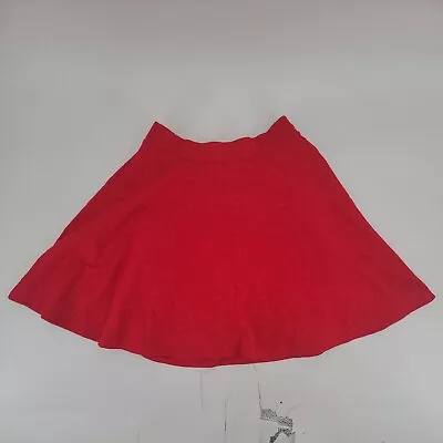 Womens Disney Red Mickey Mouse Print Flared Skirt Size XS Used • $18.50