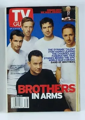 TV Guide Magazine September 22 2001 Tom Hanks John Hughes Rochester Ed. No Label • $13.45