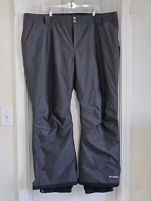 Columbia Snow Ski Pants Omni-Heat Omni-Tech Waterproof 3XL Gray • $29.99