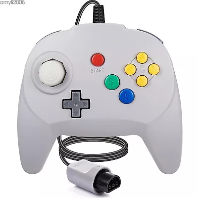 Classic N64 Controllers Wired Gamepad Joystick For Nintendo 64 N64 Video Games • $12.95