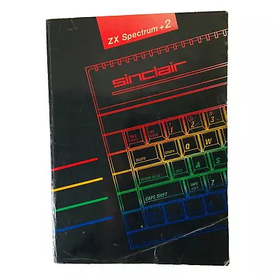 Vintage 1987 Sinclair ZX Spectrum + 2 User Manual Computer Programming Book • £7.99