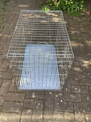 £0.99 • Buy 30” Metal Dog Crate Foldable