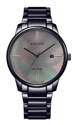 Citizen Men's Eco-Drive Gray Calendar Stainless Steel Watch 39MM BM7525-84Y • $123.99