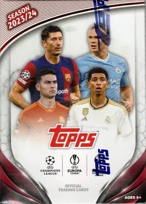 2023/24 Topps UEFA Club Competiton Champions League Soccer Cards Blaster Box • $29.88