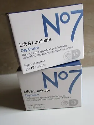 New 2 No. 7 Lift & Luminate Day Cream 50 Ml • £24.99