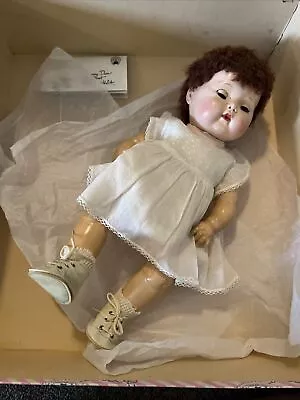American Character Tiny Tears Doll 15  In Box+accessories  Lambskin Hair • $250
