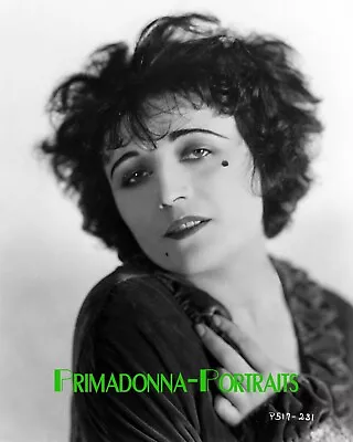 POLA NEGRI 8X10 Lab Photo B&W  WOMAN OF THE WORLD  Portrait • $14.99