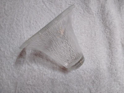 $25 • Buy VINTAGE COLLECTABLE IITALA FINLAND CLEAR GLASS VASE Iitala LINED PATTERN ART GLA