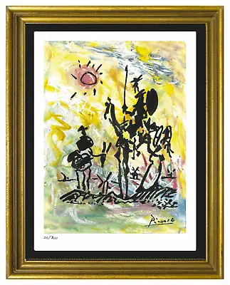 Pablo Picasso  Don Quixote  Signed & Hand-Numbered Ltd Ed Print (unframed) • $119.99