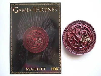 Game Of Thrones New   House Targaryen Fridge Magnet  6cm Nemesis • £5.50