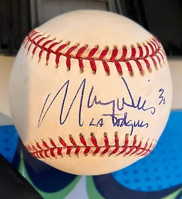 MAURY WILLS Signed Autographed Vintage Baseball LA DODGERS INSCRIPTION • $34.30