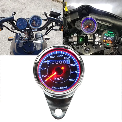 $21.99 • Buy 12V LED Backlit Speedometer Tachometer For Yamaha V Star 1300 1100 950 650 XVS