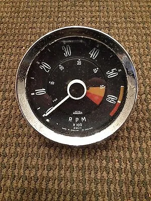 Vintage Jaeger Tachometer Mg Rn 1319/00 England British Tach Untested • $75