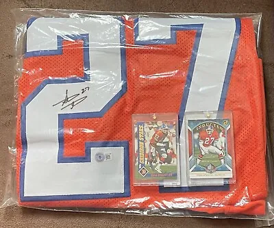 Steve Atwater Autographed Jersey W/ Two Trading Cards • $227.66