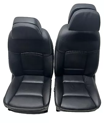 BMW F10 M5 Front Driver Passenger Comfort Seats Black Leather HEATED W/stitch • $650