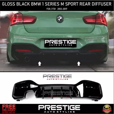 £99.89 • Buy For Bmw 1 Series 135/140 F20 F21 Lci 15+ Rear Diffuser Lip M Sport Gloss Black