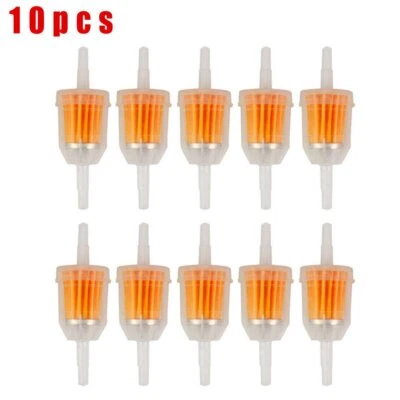 $6.99 • Buy 10PCS Motor Inline Gas Oil Fuel Filter Small Engine For 1/4'' 5/16  Line 10cm