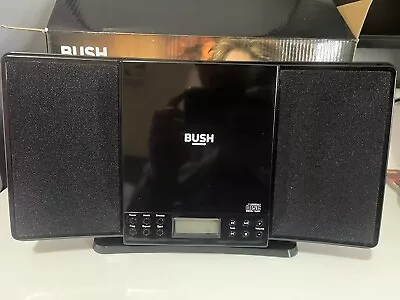 Bush Stereo Flat CD Bluetooth FM Radio Aux Micro System Black WM2760FM  • £29.99