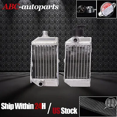 Left+Right L+R Motor Full Aluminum Radiator Fit For 2012-2019 KTM 50 SX SXS • $54.99