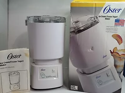 Vintage 1993 Oster Designer Ice Cream Frozen Yogurt Maker Model 4746 USA - New • $25