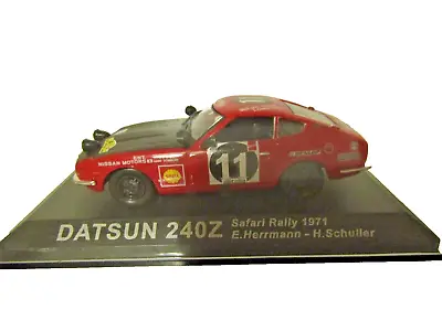 Ixo / DeAgostini 1/43 - DATSUN 240Z - Safari Rally 1971 - E. Herrmann • £8.95