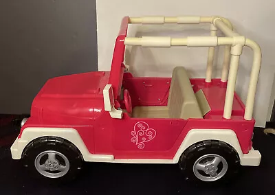 Our Generation OG Girl Pink 4x4 Jeep Car For American Girl 18” Doll • $19.98