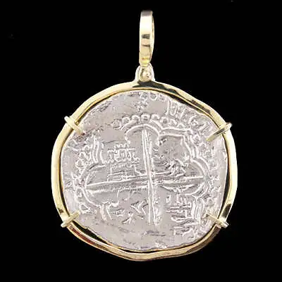 Atocha Sunken Treasure Jewelry - Extra Large Potosi Silver Coin Pendant • $179.95