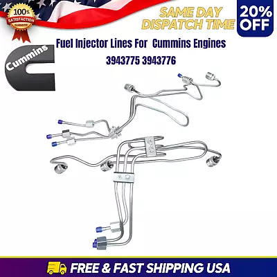 Fuel Injector Lines For 1998.5‐2002 24V 5.9L Cummins Engines W/ VP44 Pump USA. • $60.88