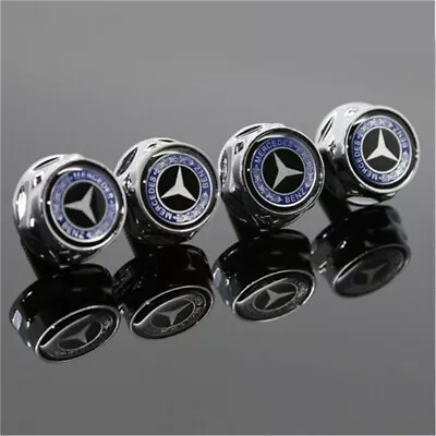 1 Set Metal Car License Plate Frame Screw Bolt Cap Covers Nuts For Mercedes-Benz • $16.98