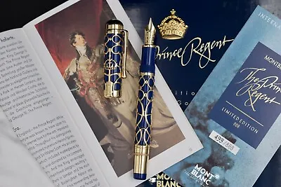 MONTBLANC 1995 Patron Of Art The Prince Regent Limited Edition 888 Fountain Pen • $9000