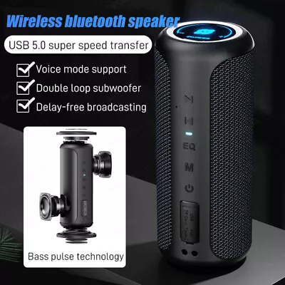 Outdoor Bluetooth Speaker Wireless Plugin Speaker Cone Subwoofer Bluetooth Audio • $21.05