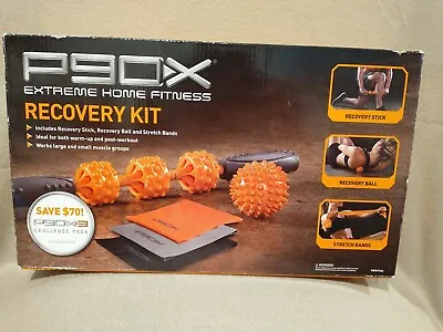 P90X Extreme Home Fitness Kit Includes Recovery Stick Ball & Stretch Bands  • $44.68