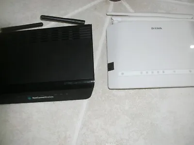 D-Link Wireless DSL-2750B  ADSL2+ Modem Router PLUS NetComm Wireless NB604N  • $50