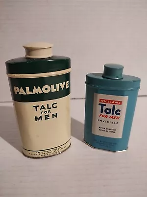 Vintage Palmolive & Williams Talc For Men After Shaving Bathing Powder  • $15.95