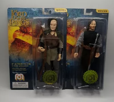 2019 Mego Lord Of The Rings 8” Legolas Aragorn Action Figures MOC. Lot • $24.26