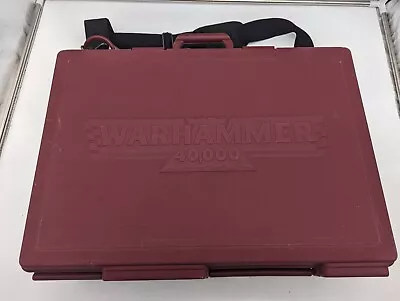 Large Warhammer 40k Carry Case Red Foam Inserts Army Figure Games Workshop GW • £49.99