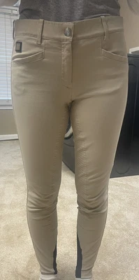 $80 • Buy Equiline Full Seat Tan Breeches. US 26/IT 40.  Really Great Condition!