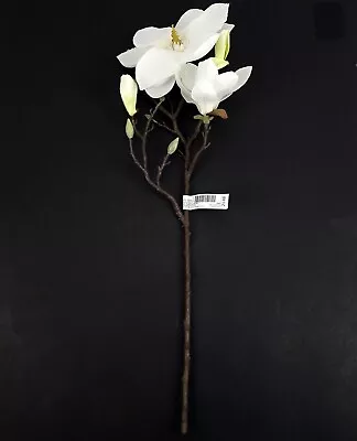 IKEA SMYCKA Artificial Flower Magnolia White 23   • $8.99